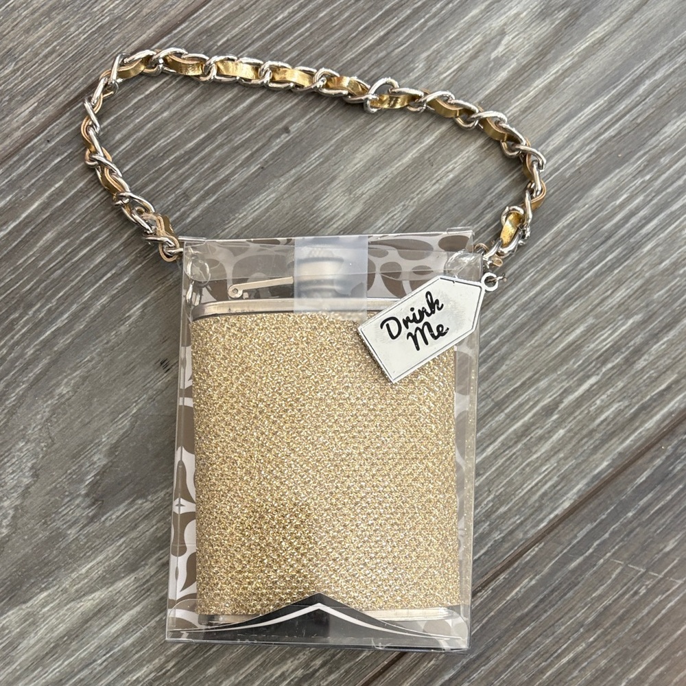Mini Gold Flask